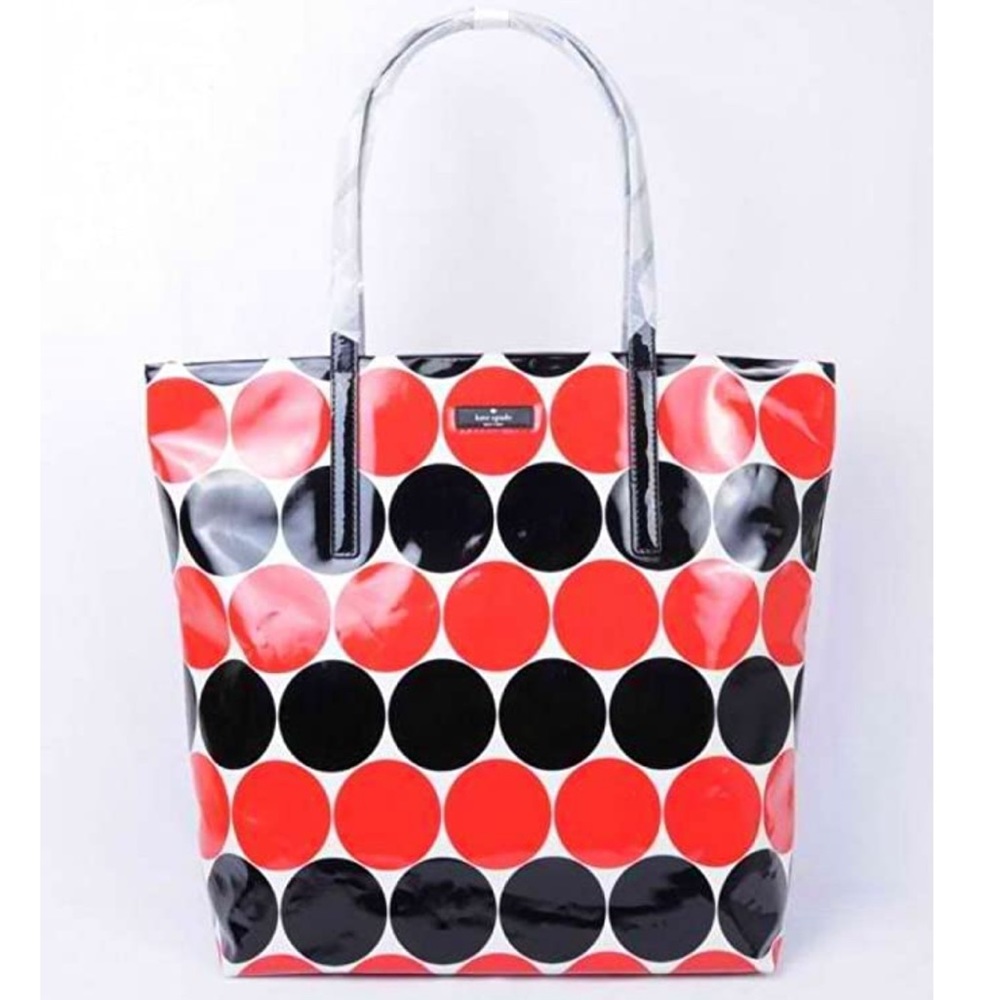 Kate Spade | Bon Shopper Tote Polka Dot Blk/Red